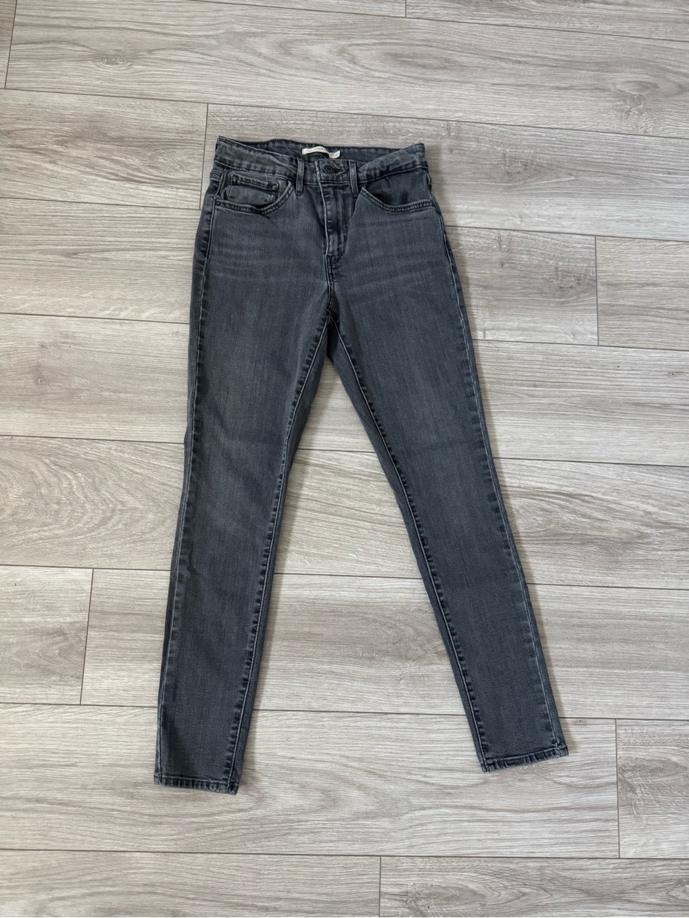 Women’s High-Rise Skinny Jeans — Charcoal Gray